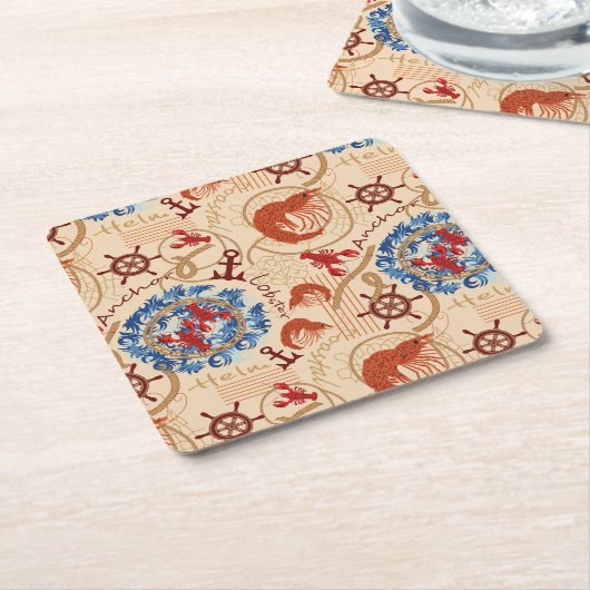 Kerndesign Rechteckiger Pappuntersetzer (angewinkelt)