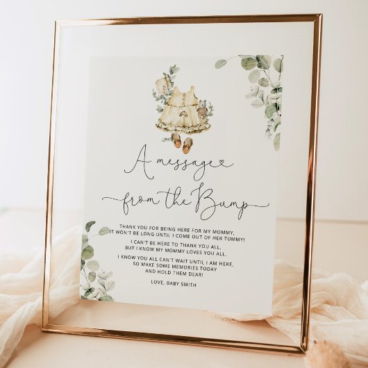 Kerne-boho-Kinderzimmer-Meldung aus dem Bump Poster