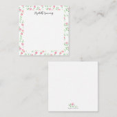 Kerne Rose Personalisiert Vintag handGezeichnet Mitteilungskarte (Vorne/Hinten)