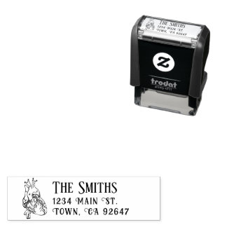 Kerne Rücksendeadresse Anatomisches Herz Permastempel