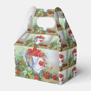 KERNE UND STRAWBERRIEN IN EINEM EISENRUSTBUCKET GESCHENKSCHACHTEL