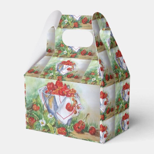 KERNE UND STRAWBERRIEN IN EINEM EISENRUSTBUCKET GESCHENKSCHACHTEL (Rückseite)