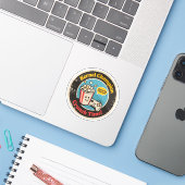 Kernel Champion Crunch Time Gamer Aufkleber (Laptop mit iPhone)