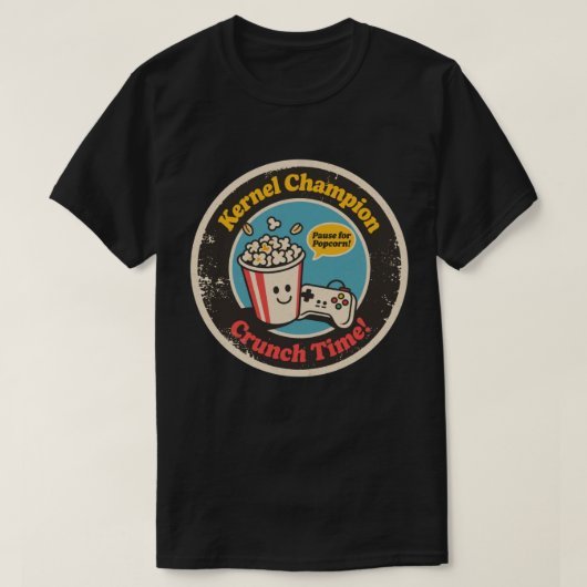 Kernel Champion Crunch Time Gamer T-Shirt (Design vorne)