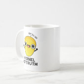 Kernel of Truth Funny Mais Pun Kaffeetasse (Vorderseite Links)