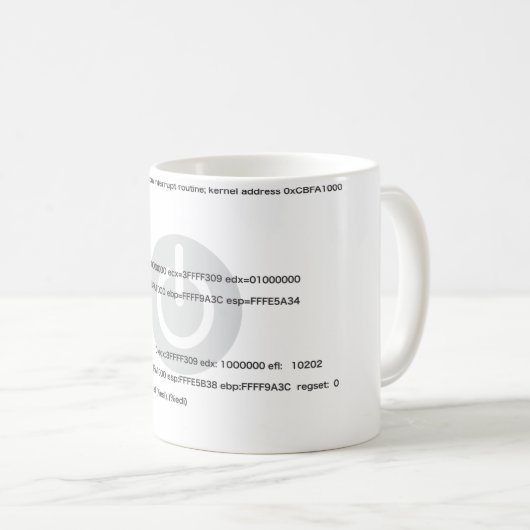 Kernel_Panic Kaffeetasse (VorderseiteRechts)