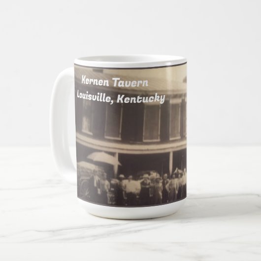 KERNEN TAVERN LOUISVILLE KENTUCKY KAFFEETASSE (Vorderseite Links)