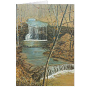 "KERNENS FALLS AUTUMN" GREETINGKARTE