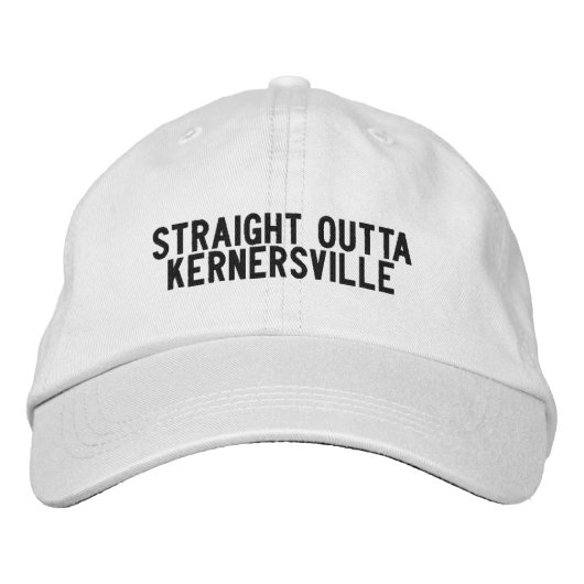 Kernersville North Carolina Hat Bestickte Baseballkappe (Vorderseite)