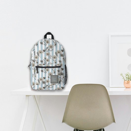 Kernfall-Blüten-Individuelle Name Bedruckter Rucksack