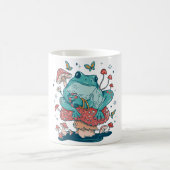 Kernfrosch auf Pilzhütte Kaffeetasse (Mittel)