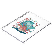 Kernfrosch auf Pilzhütte Notizblock (Linke Seite)