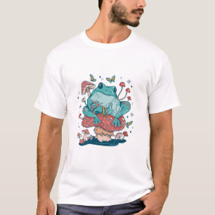 Kernfrosch auf Pilzhütte T-Shirt
