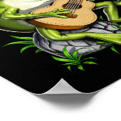 Kernfrosch-Camping Poster (Ecke)