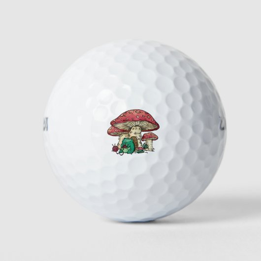 Kernfrosch mit Champignon Golfball (Vorderseite)