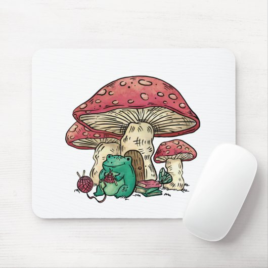 Kernfrosch mit Champignon Mousepad (Mit Mouse)