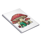 Kernfrosch mit Champignon Notizblock (Rechte Seite)