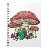 Kernfrosch mit Champignon Notizblock (Vorderseite)