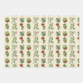 Kernfrosch mit Pilz  Geschenkpapier Set (Vorderseite 3)