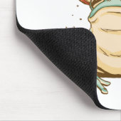 Kernfrosch mit Pilz Mousepad (Ecke)