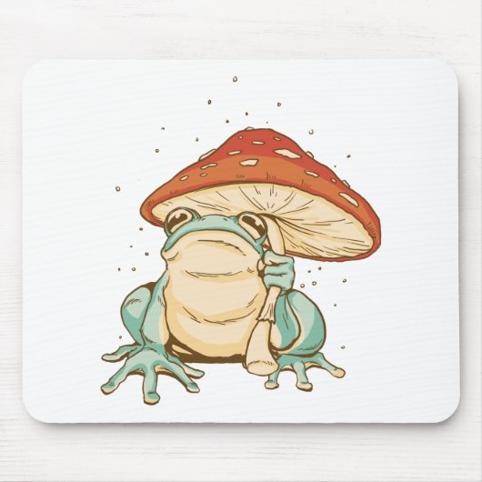 Kernfrosch mit Pilz Mousepad (Vorne)