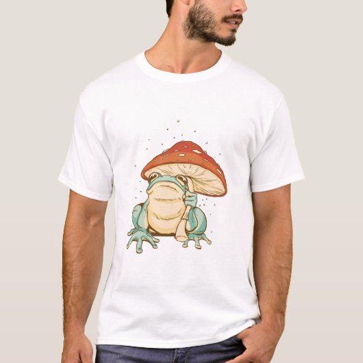 Kernfrosch mit Pilz T-Shirt (Vorderseite)