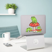 Kernfrösche Thunder_Cove Aufkleber (Laptop auf Schreibtisch)