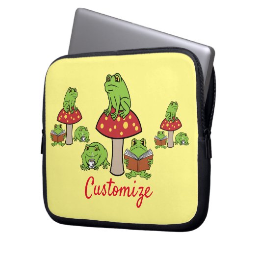 Kernfrösche Thunder_Cove Laptopschutzhülle (Vorderseite Links)