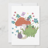 Kernfroschpilz Einladung (Vorderseite)