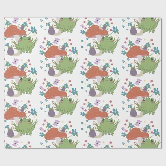 Kernfroschpilz Geschenkpapier (Flach)