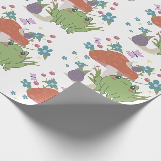 Kernfroschpilz Geschenkpapier (Ecke)