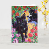 Kerngebiet-Katzen Karte (Gelbe Blume)