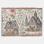 Kerngehäuse Pilz- und Blumenmuster Decke (Vorderseite)