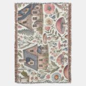 Kerngehäuse Pilz- und Blumenmuster Decke (Vorderseite Vertikal)