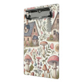 Kerngehäuse Pilz- und Blumenmuster Mini Klemmbrett (Gewinkelt2)