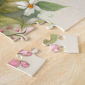 Kerngeschäft Vogelhaus mit Blumengarten Puzzle (Seite)