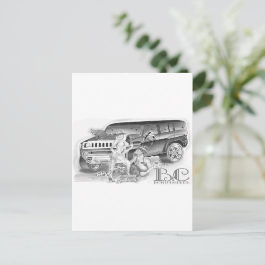 Kerngesundes n Clyde Postkarte (Stehend Vorderseite)