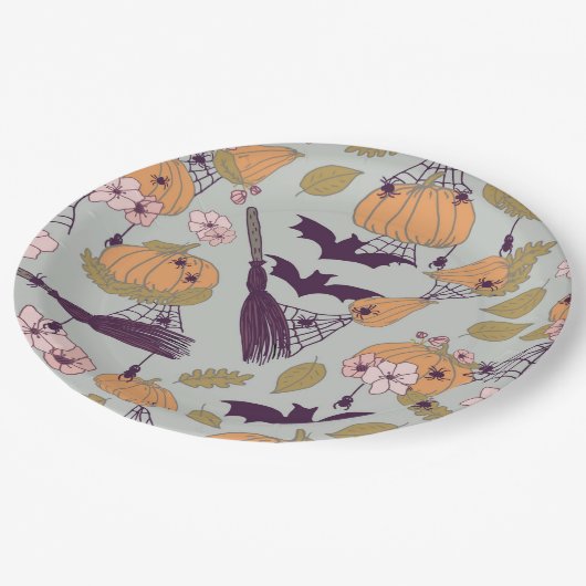 KernHalloween Pappteller (Schrägansicht)