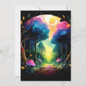 Kernholzmagie Geburtstag Einladung (Rückseite)