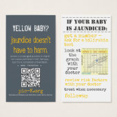 Kernicterus Prevention Cards (Vorne & Hinten)