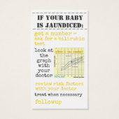 Kernicterus Prevention Cards (Rückseite)