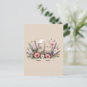 Kernkraft Erblüht Postkarte (Stehend Vorderseite)