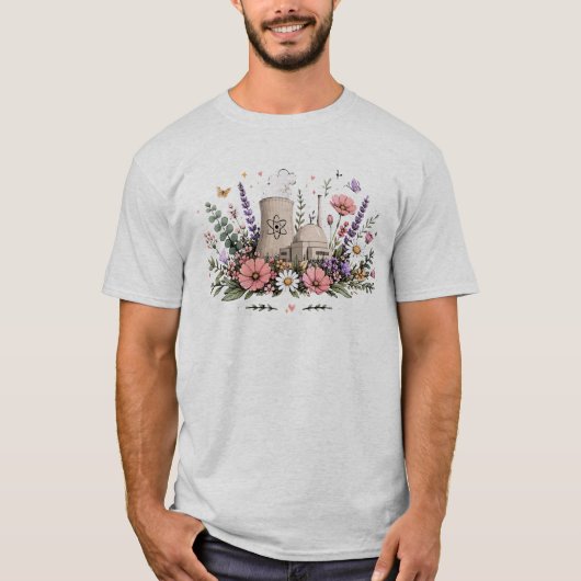 Kernkraft Erblüht T-Shirt (Vorderseite)