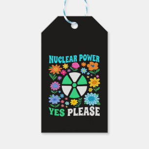 Kernkraft Ja Bitte Saubere Energie Blumen Geschenkanhänger