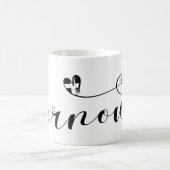 Kernow Flag in Herz, Kornisch, Cornwall Kaffeetasse (Mittel)