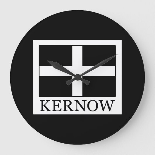 Kernow Große Wanduhr (Vorderseite)