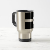 Kernow kornische Flagge Reisebecher (Vorderseite Links)