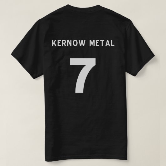KERNOW METALL T-Shirt (Design Rückseite)