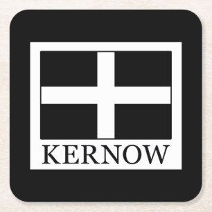 Kernow Rechteckiger Pappuntersetzer