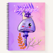 Kernpilz aus Kawaii und Schnecke Notizblock (Vorderseite)